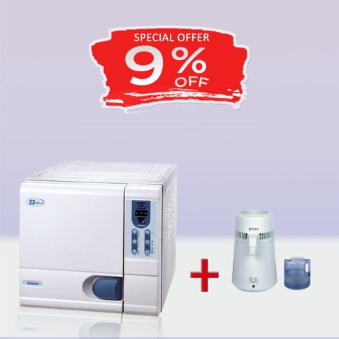 Runyes Autoclave - Class B (FENG 23 ltr) with Water Distiller
